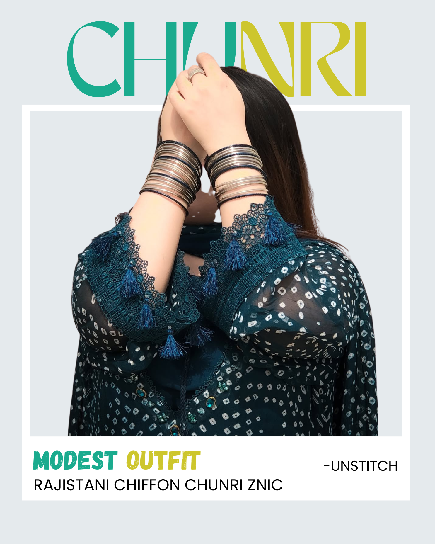 Rajistani Chiffon Chunri Znic