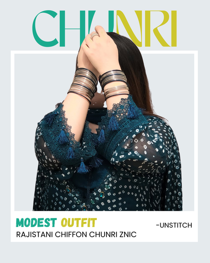 Rajistani Chiffon Chunri Znic