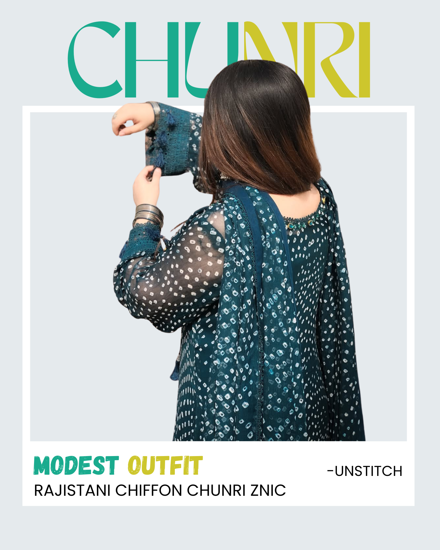 Rajistani Chiffon Chunri Znic