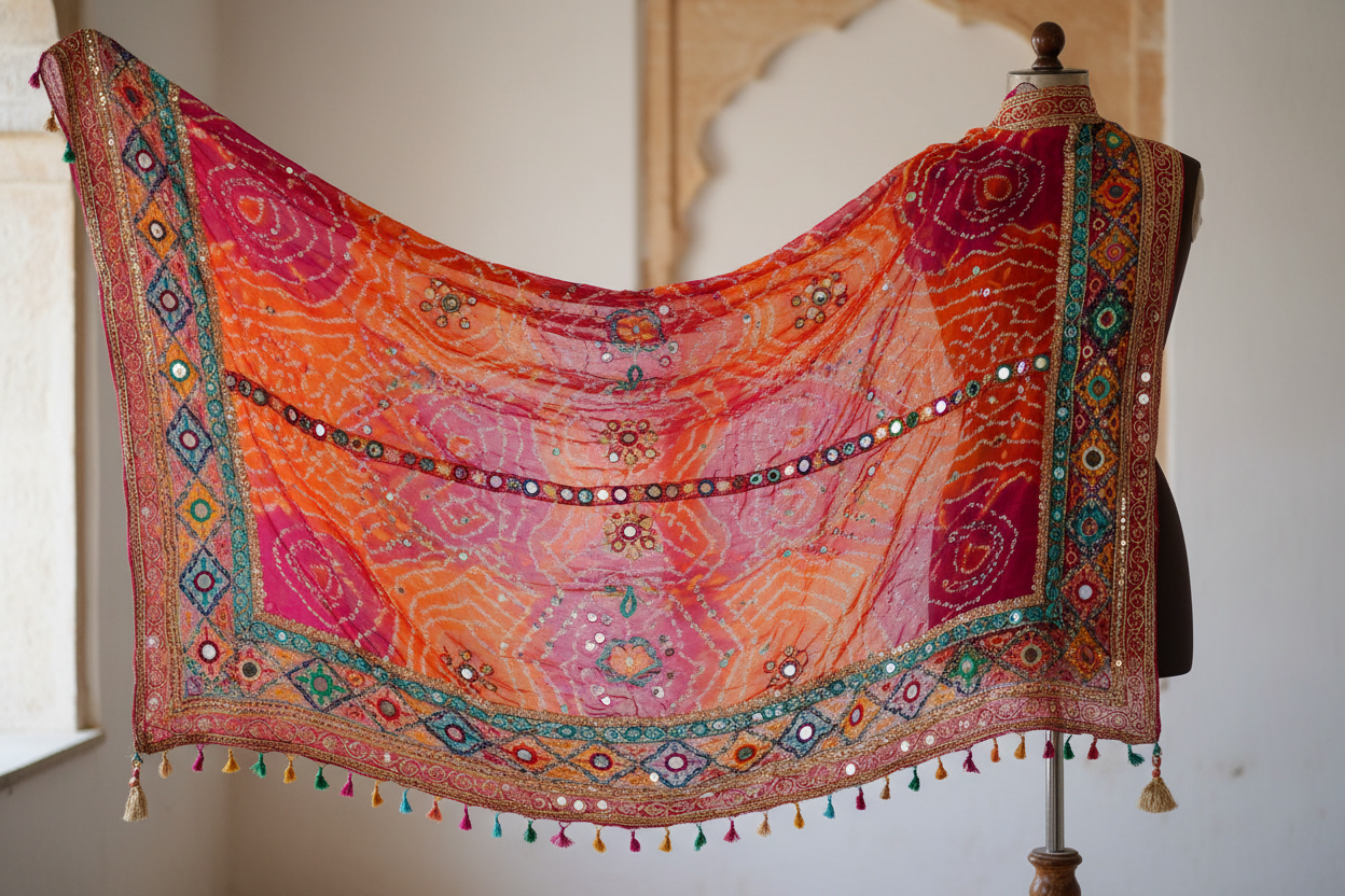 Rajistani Chiffon Chunri